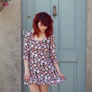 Floral Ruffle Minidress